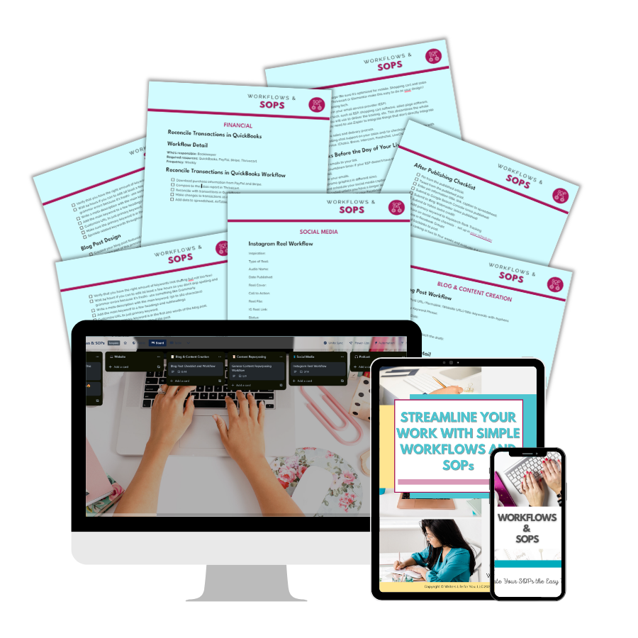 Streamline Your Work With Workflows and SOPs