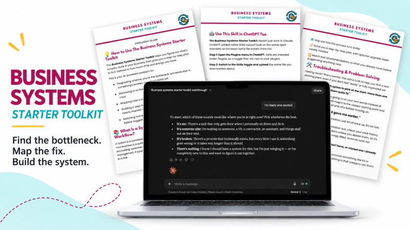What's inside the Business Systems Starter Toolkit