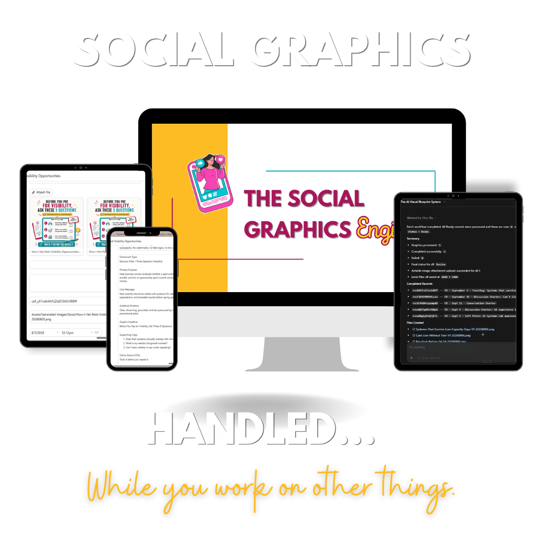 The Social Graphics Engine mockup