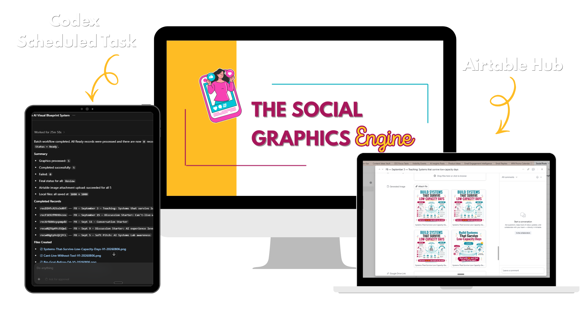The Social Graphics Engine in action